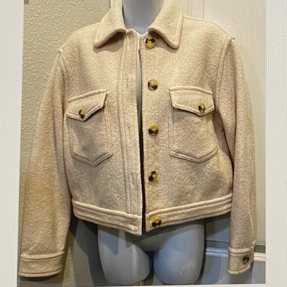 ARITZIA WILFRED FREE LADIES CROPPED JACKET/SHIRT ZS NWOT - Picture 2 of 6